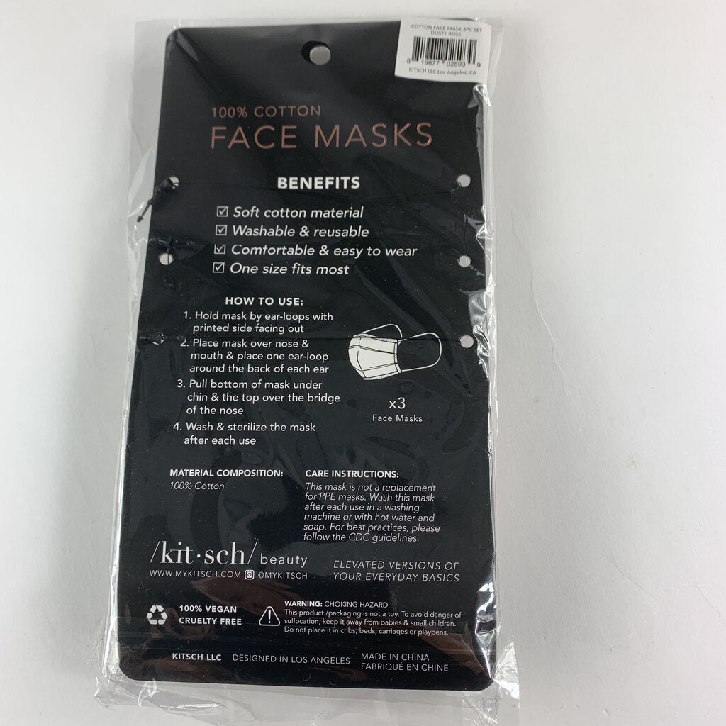 Kitsch NEW 3pc Face Mask